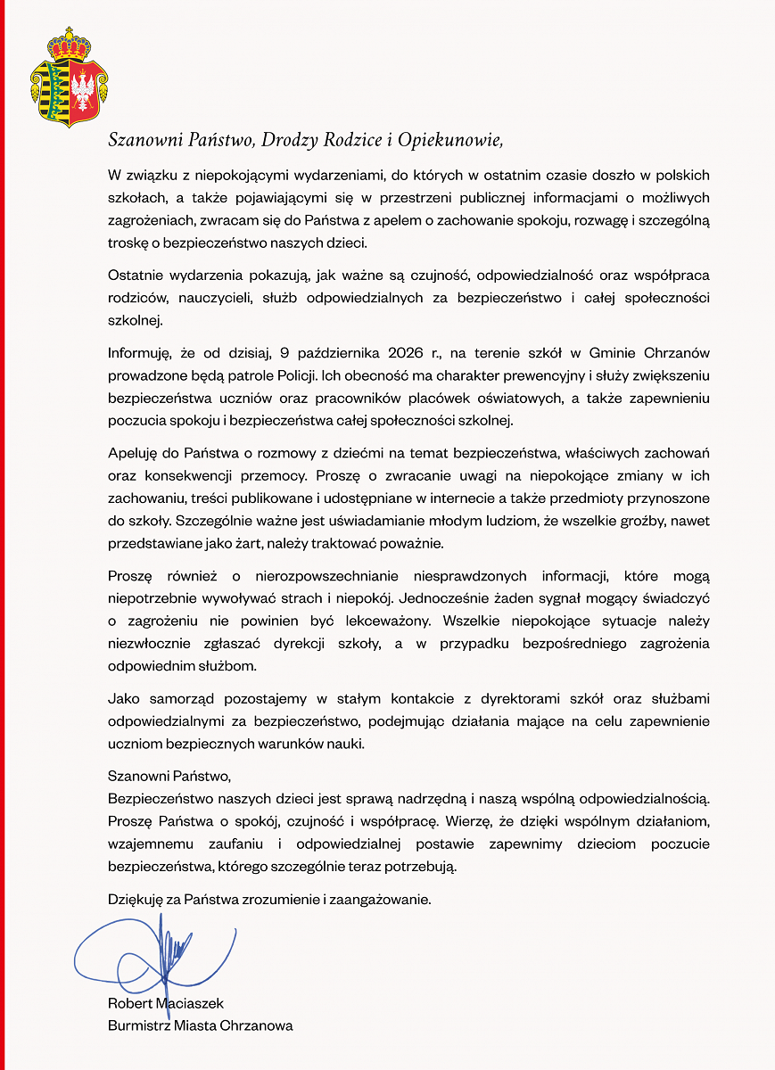 Apel Burmistrza